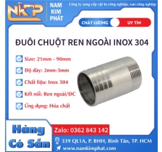 ĐUÔI CHUỘT REN NGOÀI INOX 304