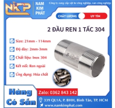 2 ĐẦU REN 1 TẤC 304