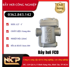 BẪY HƠI PHAO FCD