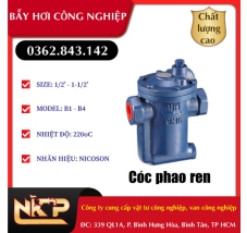 BẪY HƠI PHAO LẮP REN