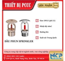 ĐẦU PHUN CHỮA CHÁY SPRINKLER HƯỚNG LÊN