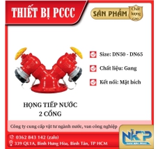 HỌNG TIẾP NƯỚC CHỮA CHÁY 2 CỔNG