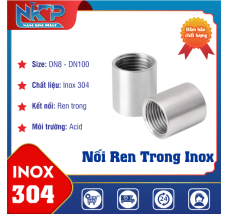 NỐI REN TRONG INOX 304