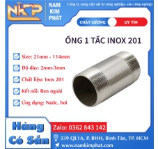 ỐNG 1 TẤC INOX 201