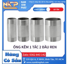 ỐNG KẼM 1 TẤC 2 ĐẦU REN