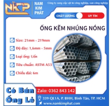 ỐNG KẼM NHÚNG NÓNG