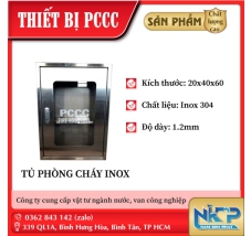 TỦ PHÒNG CHÁY INOX 