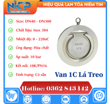 VAN 1 CHIỀU LÁ TREO INOX