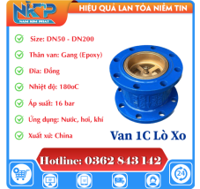 VAN 1 CHIỀU LÒ XO LẮP BÍCH