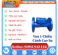 VAN 1 CHIỀU CÁNH CAO SU