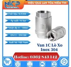 VAN 1 CHIỀU LÒ XO INOX