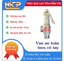 VAN AN TOÀN INOX CÓ TAY