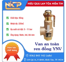 VAN AN TOÀN REN ĐỒNG YNV