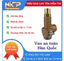 VAN AN TOÀN HÀN QUỐC