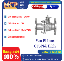 VAN BI INOX CF8 NỐI BÍCH