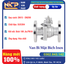 VAN BI MẶT BÍCH INOX