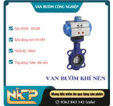 VAN BƯỚM ĐIỀU KHIỂN KHÍ NÉN