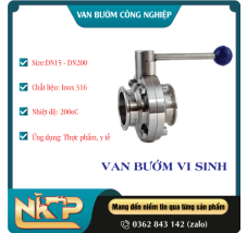 VAN BƯỚM VI SINH