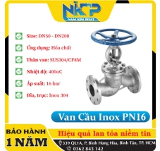 VAN CẦU INOX PN16