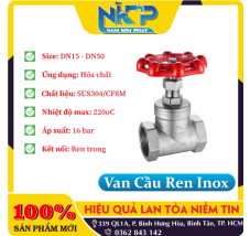 VAN CẦU REN INOX 304 