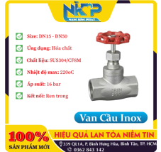 VAN CẦU REN INOX 304