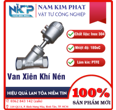 VAN XIÊN KHÍ NÉN INOX