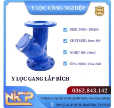 Y LỌC GANG LẮP BÍCH