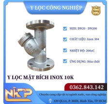Y LỌC MẶT BÍCH INOX 10K