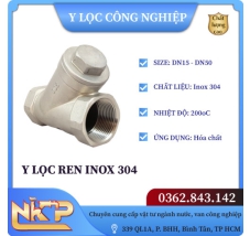 Y LỌC REN INOX 304