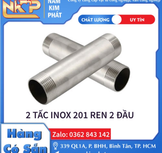 2 TẤC INOX 201 