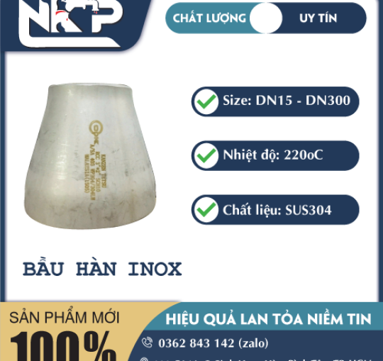 BẦU HÀN INOX