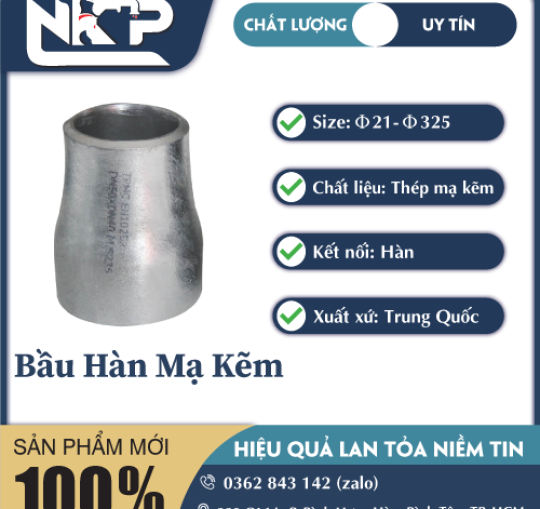 BẦU HÀN MẠ KẼM