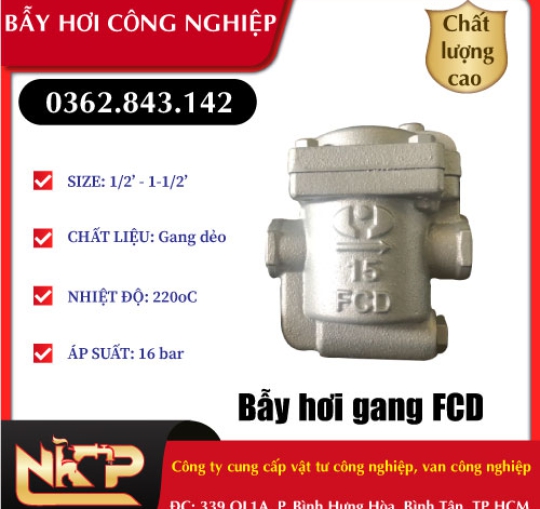 BẪY HƠI GANG FCD
