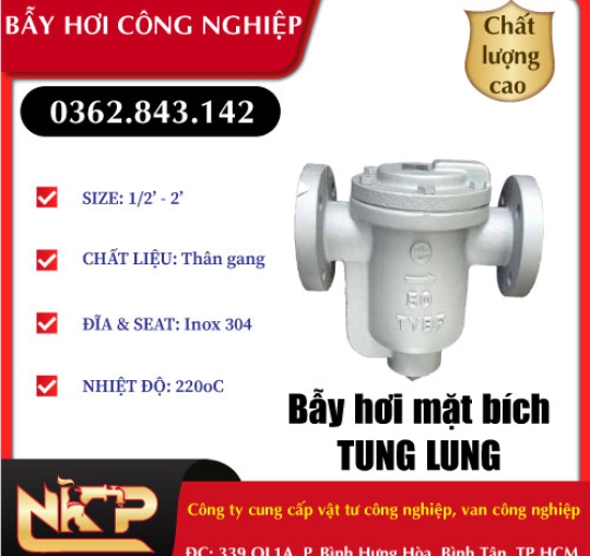 BẪY HƠI MẶT BÍCH TUNG LUNG