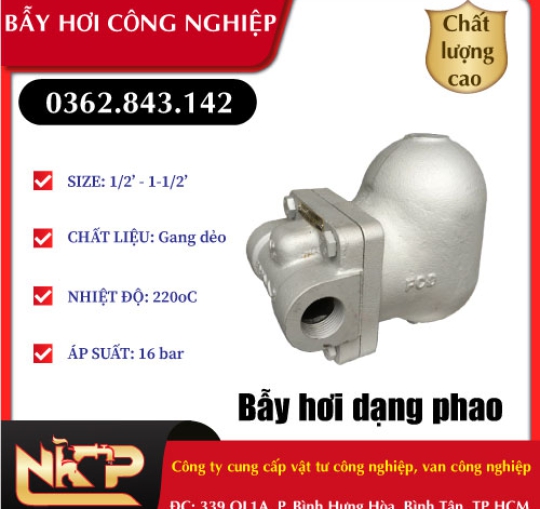 BẪY HƠI DẠNG PHAO
