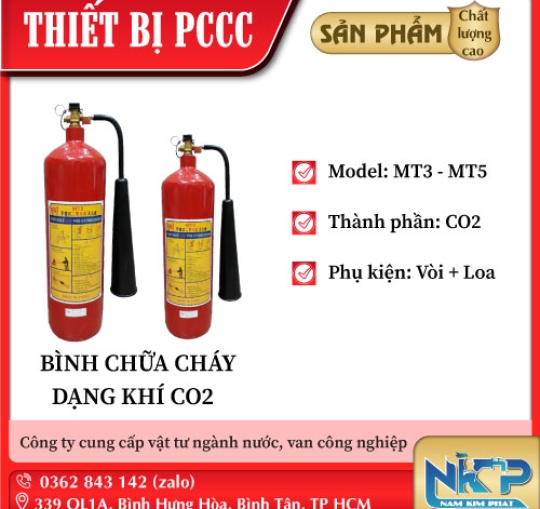 BÌNH CHỮA CHÁY DẠNG KHÍ CO2