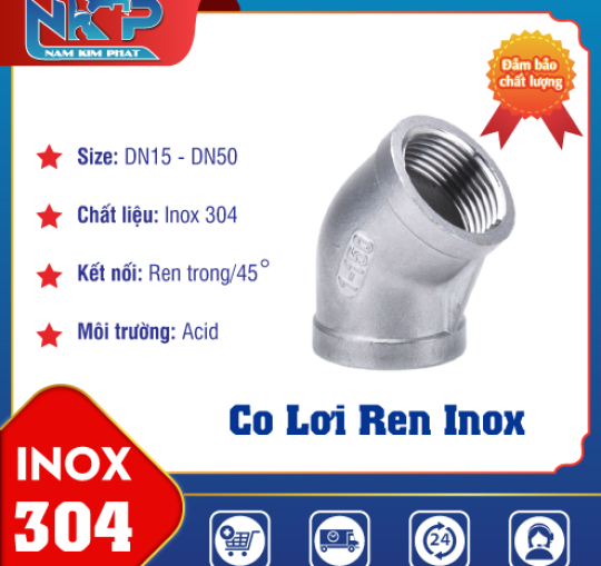 CO LƠI REN INOX 304