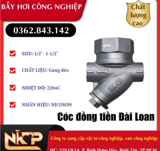CÓC ĐỒNG TIỀN ĐÀI LOAN