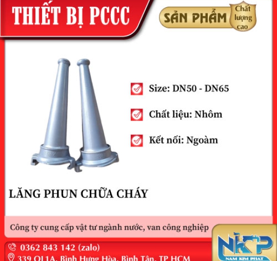 LĂNG PHUN CHỮA CHÁY