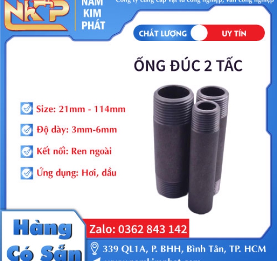 ỐNG ĐÚC 2 TẤC