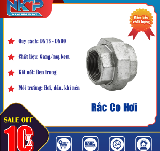 RẮC CO HƠI MẠ KẼM