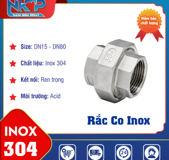 RẮC CO INOX 304