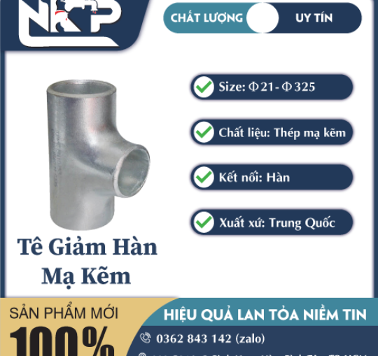 TÊ GIẢM HÀN MẠ KẼM
