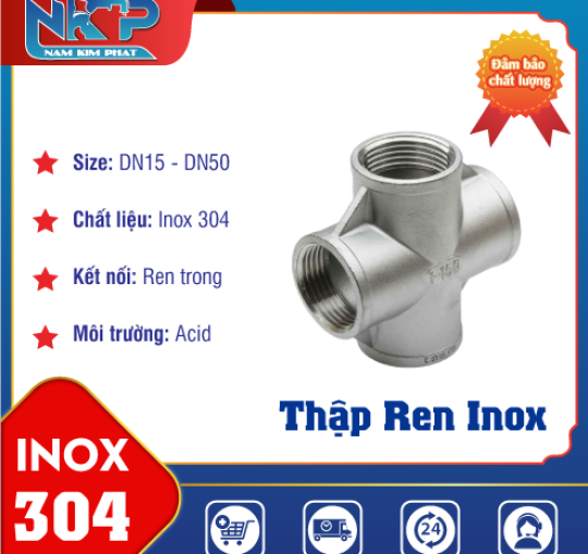 THẬP REN INOX 304