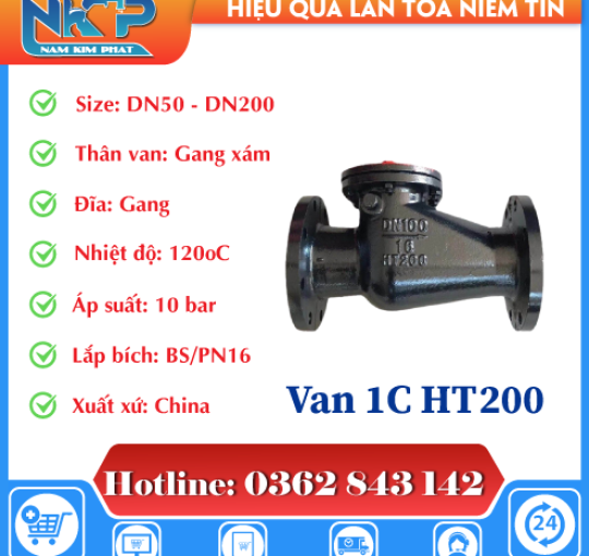 VAN 1 CHIỀU HT200