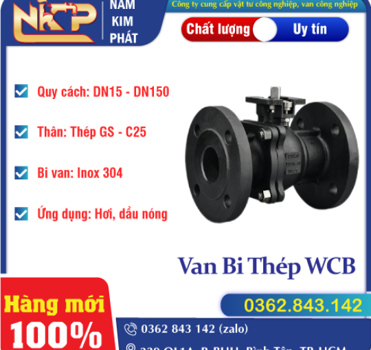 VAN BI THÉP WCB