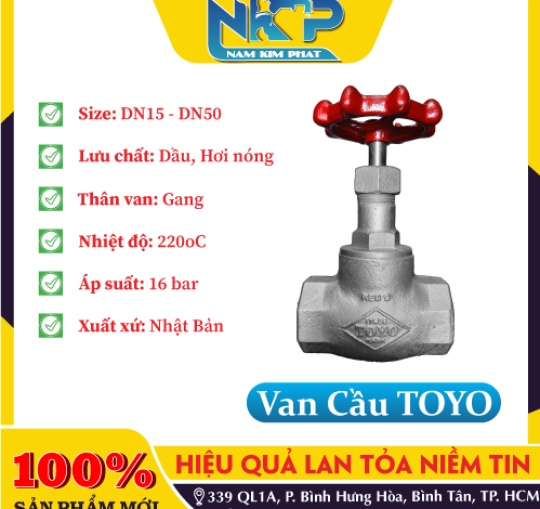VAN CẦU GANG TOYO
