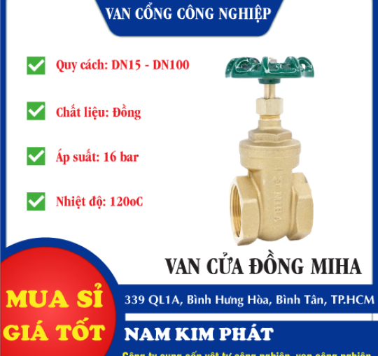 VAN CỬA ĐỒNG MIHA 