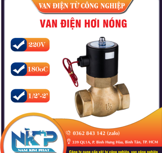 VAN ĐIỆN TỪ UNID HƠI NÓNG 220V
