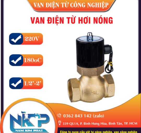 VAN ĐIỆN TỪ HƠI NÓNG 